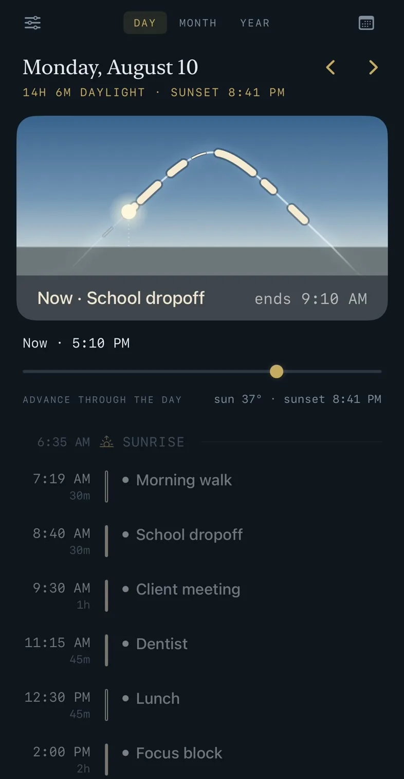 Daypath screenshot